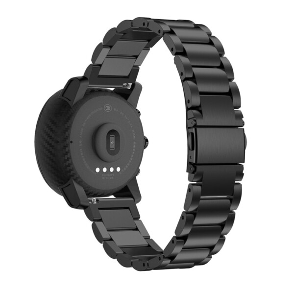 Elegantný oceľový remienok pre Xiaomi Amazfit Pace, Stratos, GTR 47mm - Čierny – Obrázok 3