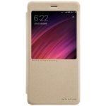 Elegantné kožené púzdro pre Xiaomi Redmi 4X Golden