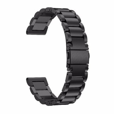Elegantný oceľový remienok pre Xiaomi Amazfit Pace a Stratos Čierny