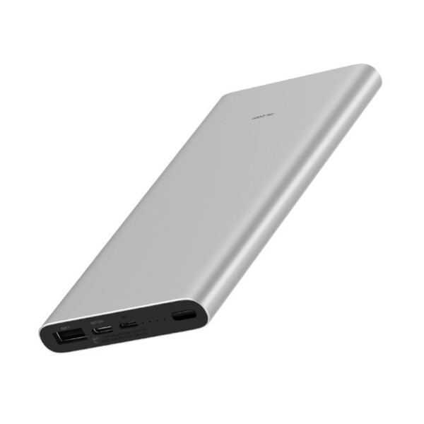 Xiaomi Power Bank 3 10000 mAh 18W - Strieborná – Obrázok 2