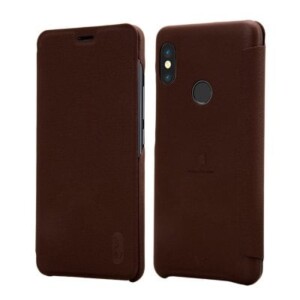 Kožené puzdro pre Xiaomi Redmi Note 5 Hnedé