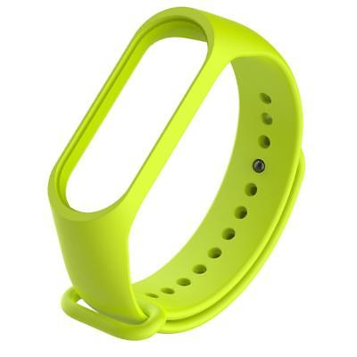 Náhradný silikónový a vodeodolný remienok pre Xiaomi Mi Band 3 svetlozelený