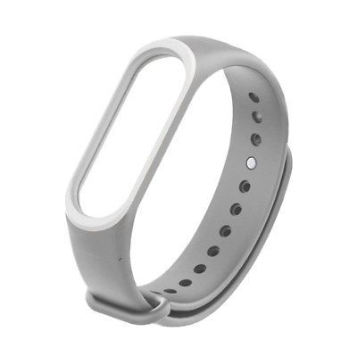 Remienok pre Xiaomi Mi Band 3 sivobiely