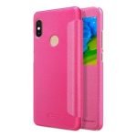 Elegantné kožené puzdro pre Xiaomi Redmi Note 5 Ružové