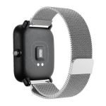 Luxusný oceľový remienok pre Xiaomi Amazfit Bip, Bip Lite, GTS, GTR 42 mm Strieborný