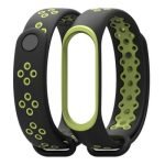 Remienok pre Xiaomi Mi Band 4 a 3 Zelenočierny