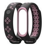 Remienok pre Xiaomi Mi Band 4 a 3 Rúžovočierny