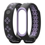 Remienok pre Xiaomi Mi Band 4 a 3 Fialovočierny