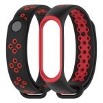 Remienok pre Xiaomi Mi Band 4 a 3 Červenočierny