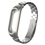 Elegantný oceľový remienok pre Mi Band 3 Strieborný