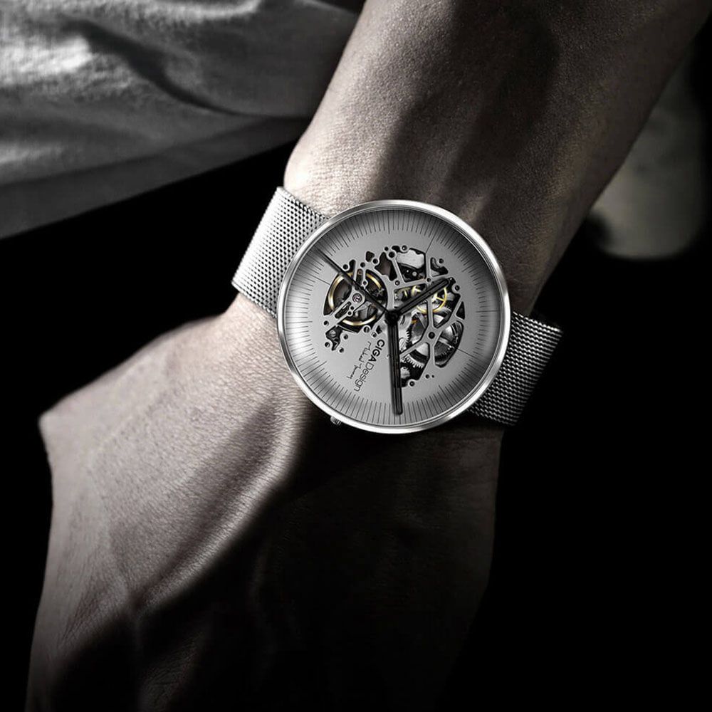 Xiaomi Ciga Watch Skeleton Silver Moon – Obrázok 2