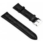 Kožený remienok pre Xiaomi Amazfit Stratos, 2S, GTR 47 mm Čierny