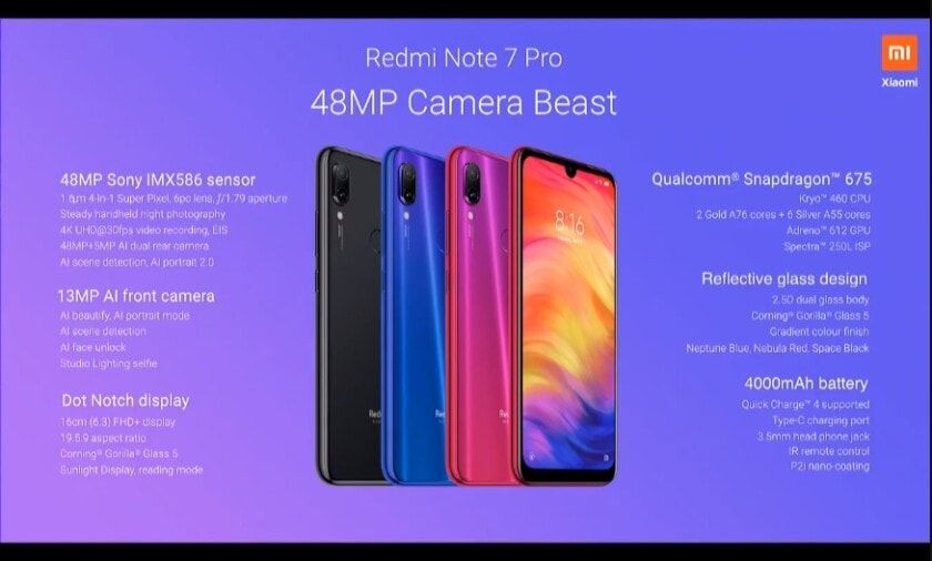 Xiaomi redmi note 7