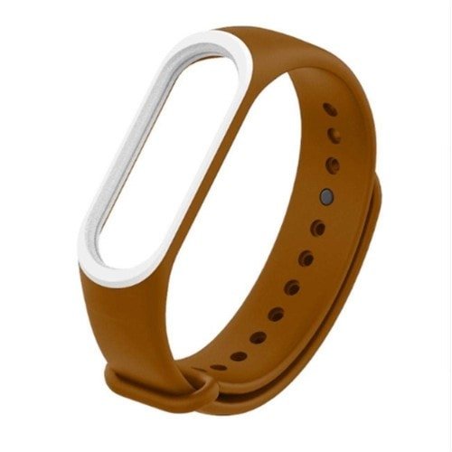 Remienok pre Xiaomi Mi Band 3 Hnedobiely