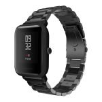 Elegantný oceľový remienok pre Xiaomi Amazfit Bip, GTS, GTR 42 mm Čierny