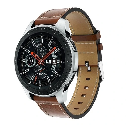Elegantný kožený remienok pre Xiaomi Amazfit hodinky Hnedý