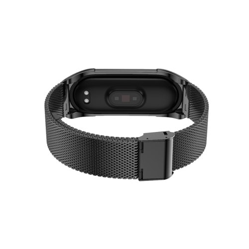 čierny kovový remienok pre Xiaomi Mi Band 4