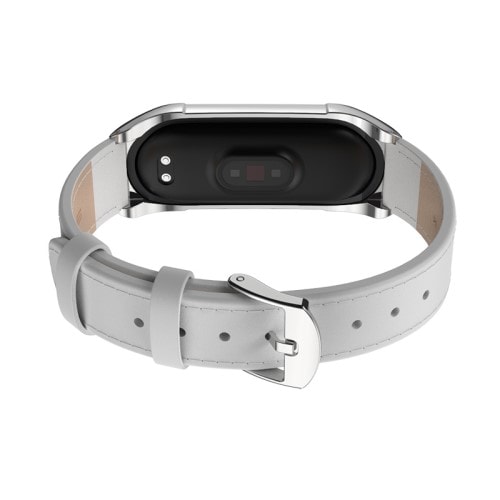 Xiaomi Mi Band 4 kožený remienok biely