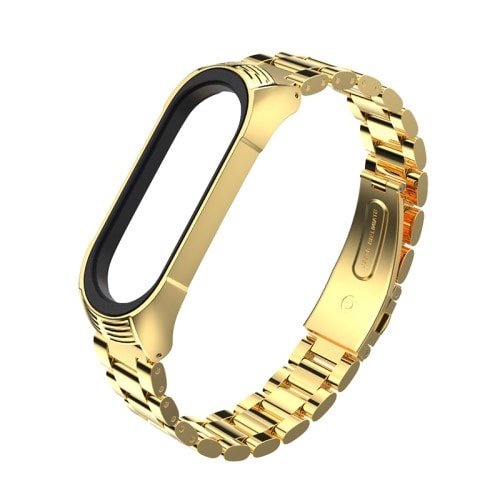 Elegantný kovový remienok pre Xiaomi Mi Band 4 Zlatý