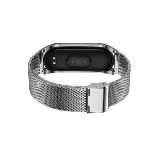 Luxusný kovový remienok pre Xiaomi Mi Band 4 Strieborný – Obrázok 4