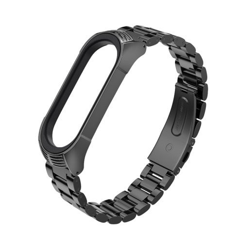 Elegantný kovový remienok pre Xiaomi Mi Band 4 Čierny