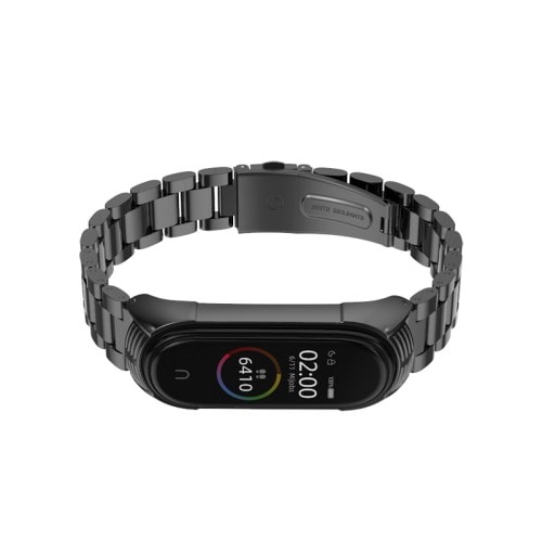Kovový remienok pre Xiaomi Mi Band 4 Čierny