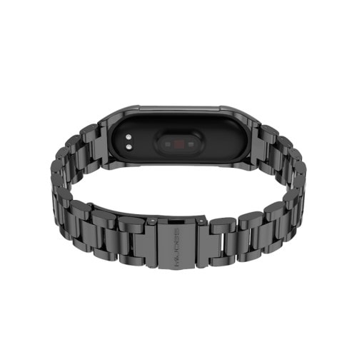 Elegantný kovový remienok pre Xiaomi Mi Band 4 Čierny – Obrázok 4