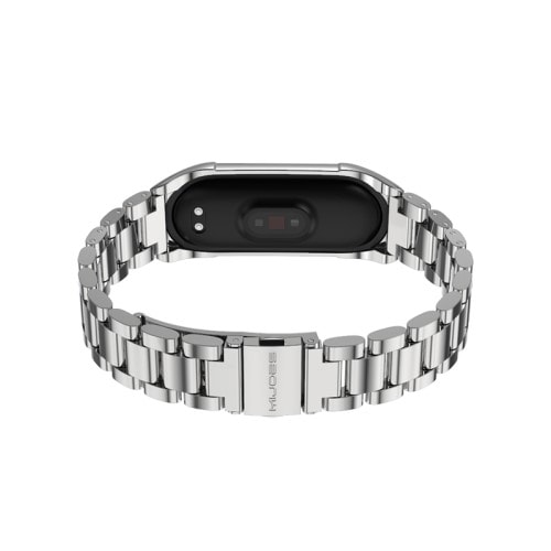 Elegantný kovový remienok pre Xiaomi Mi Band 4 Strieborný – Obrázok 4