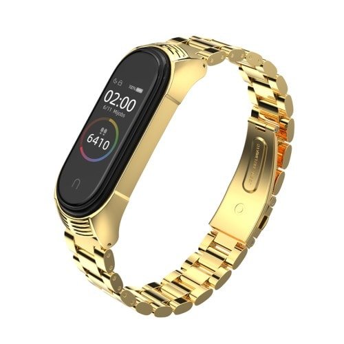 xiaomi mi band 4 nahradny naramok kovovy zlaty