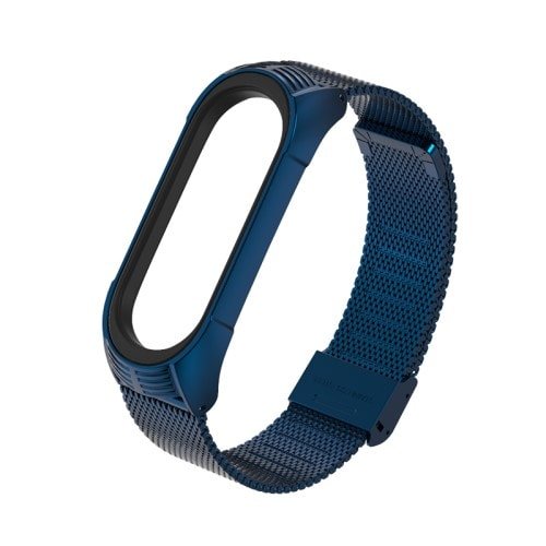 Luxusný kovový remienok pre Xiaomi Mi Band 4 Modrý