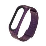 Luxusný kovový remienok pre Xiaomi Mi Band 4 Fialový