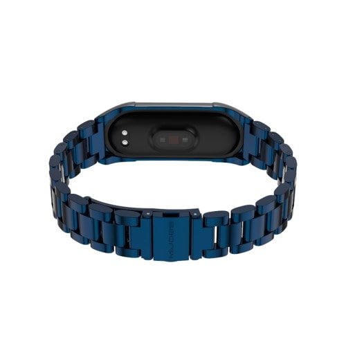 Elegantný kovový remienok pre Xiaomi Mi Band 4 Modrý – Obrázok 4
