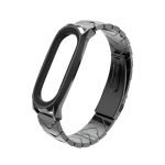Štýlový kovový remienok pre Xiaomi Mi Band 4 Čierny