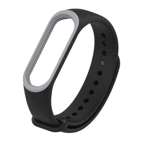 Remienok pre Xiaomi Mi Band 4 a 3 ČiernoSivý
