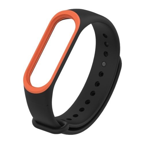 Remienok pre Xiaomi Mi Band 4 a 3 ČiernoOranžový