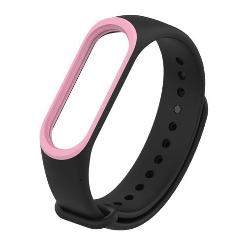 Remienok pre Xiaomi Mi Band 4 a 3 ČiernoRužový