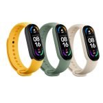 Originálne remienky pre Xiaomi Mi Band 6 (Ivory, Olive, Yellow)