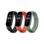 Originálne remienky pre Xiaomi Mi Band 5 (čierny, oranžový, zelený)