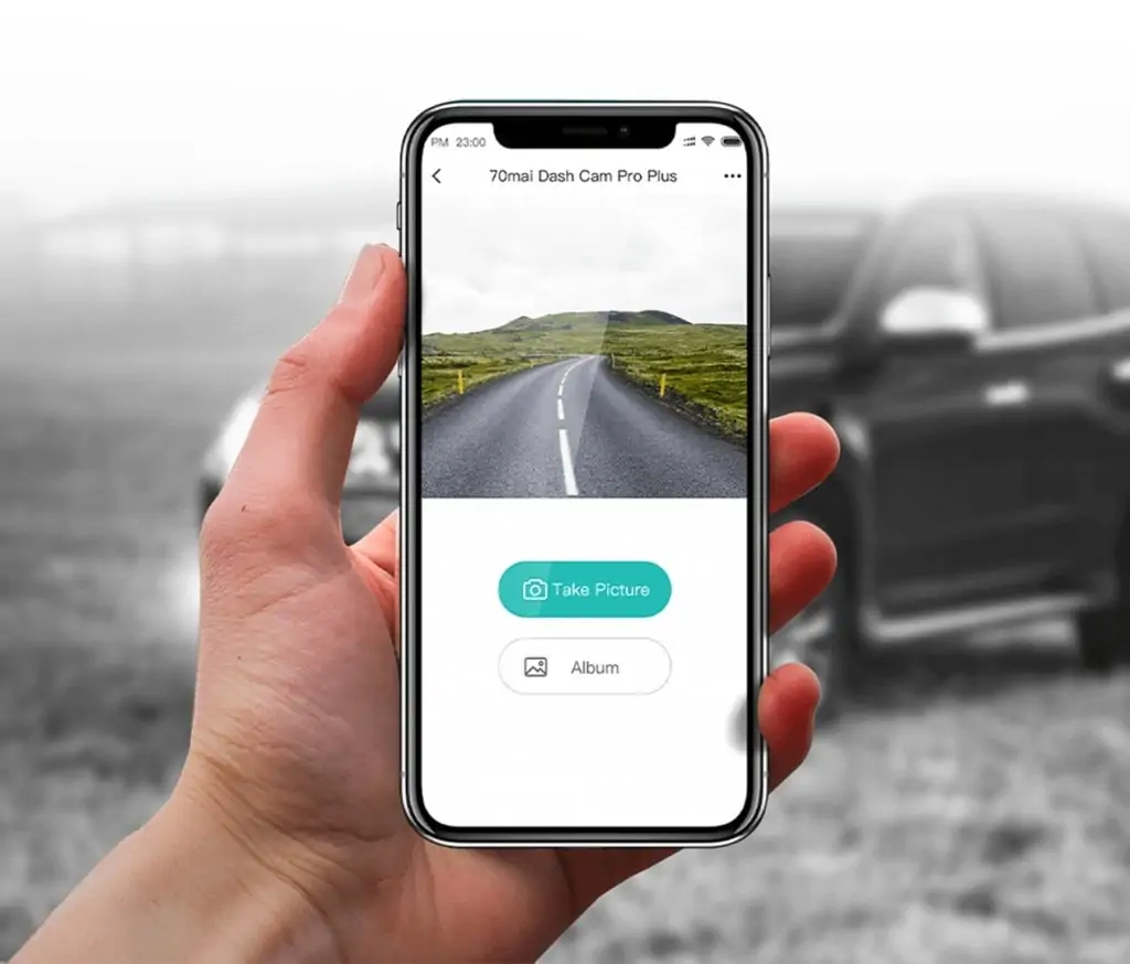 autokamera Xiaomi 70mai Pro Plus aplikacia