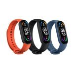 Originálne remienky pre Xiaomi Mi Band 6 (Black, Orange, Blue)