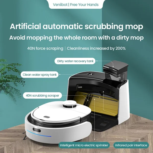 Veniibot N1 Max - Biely – Obrázok 4