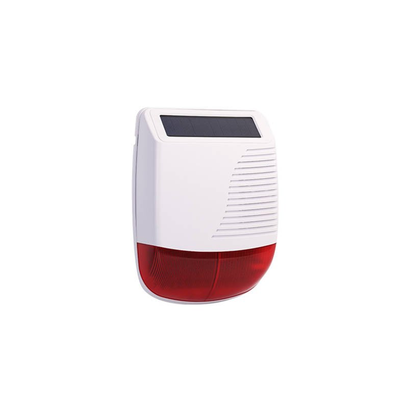 Wireless outdoor solar powered strobe light siren PE-520 PGST cena