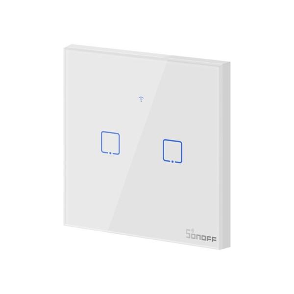 Smart Switch WiFi + RF 433 Sonoff T1 EU TX (2-channel) cena