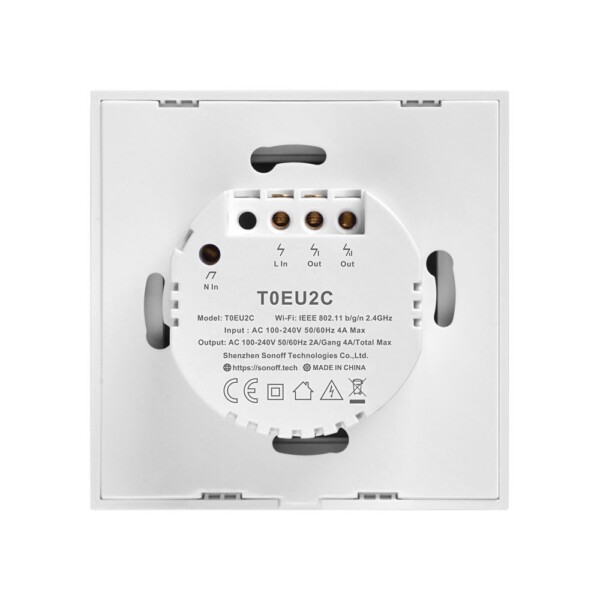 Smart Switch WiFi Sonoff T0 EU TX (2-channel) navod