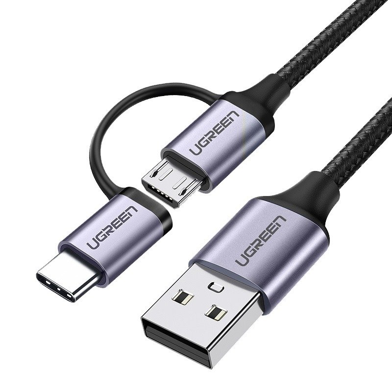 2in1 USB cable UGREEN Type-C / Micro USB