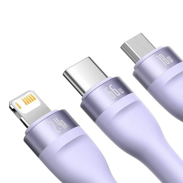 USB-C + micro USB + Lightning