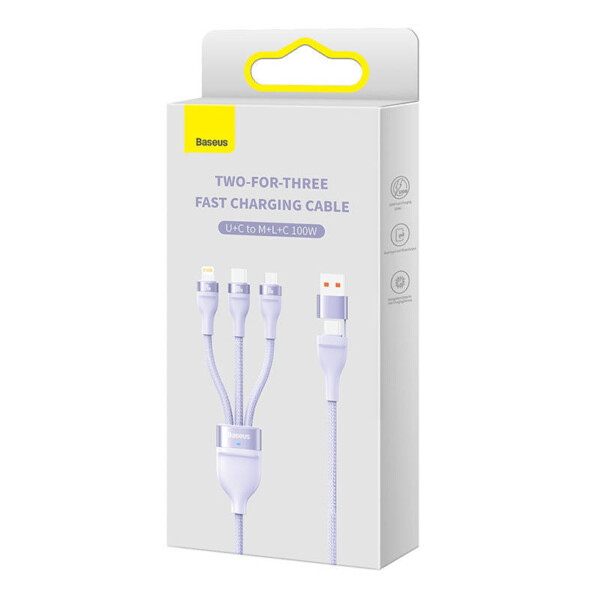 3in1 USB cable Baseus Flash Series 2