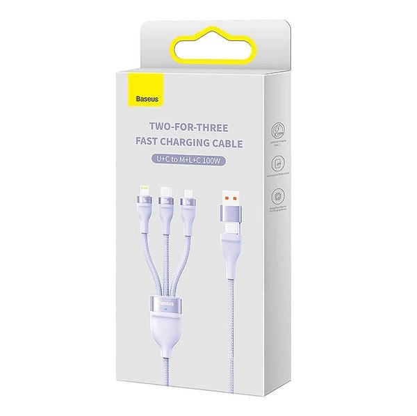 3in1 USB cable Baseus Flash Series 2