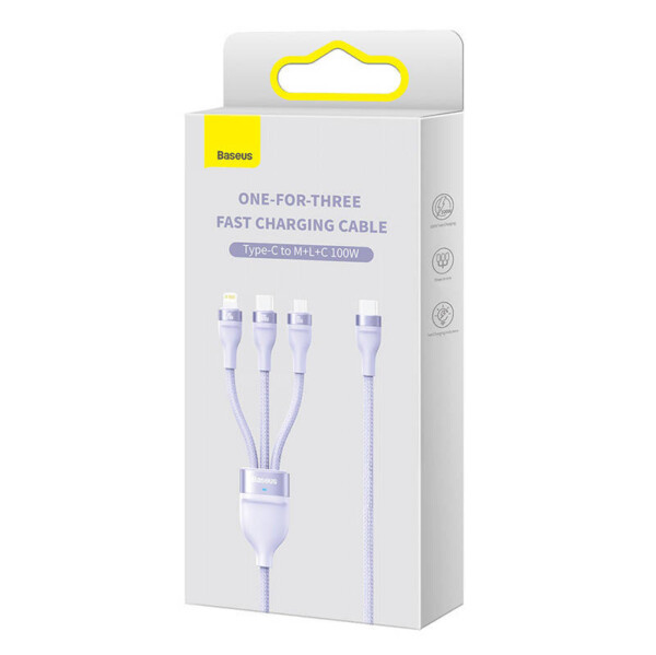 3in1 USB cable Baseus Flash Series 2