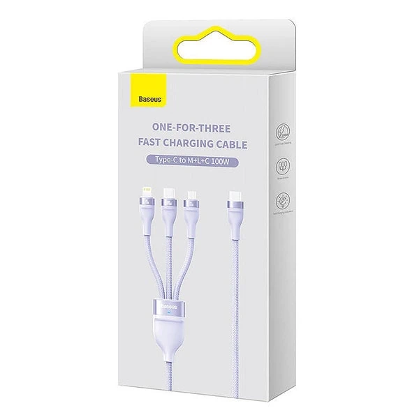3in1 USB cable Baseus Flash Series 2